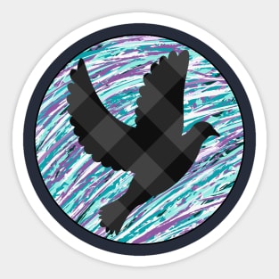 The Plaid Dove (V2.1) Sticker